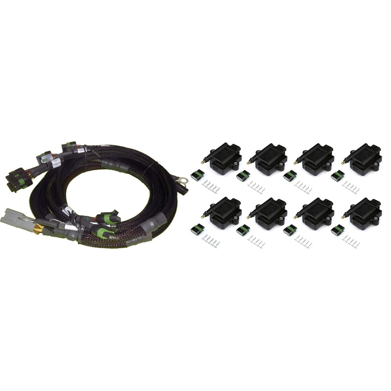 Haltech 8 channel Hi Output Ignition Coil & Harness Kit Ford HT-130313