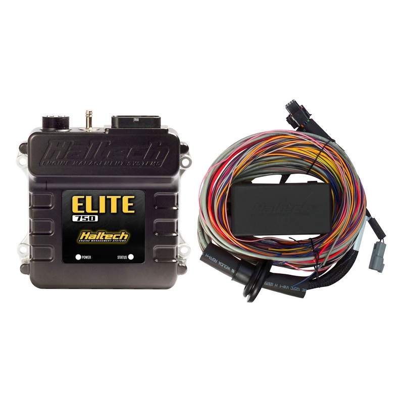 Haltech Elite 750 + Premium Universal Wire-in Harness Kit Length: 2.5m (8′) – HT-150604