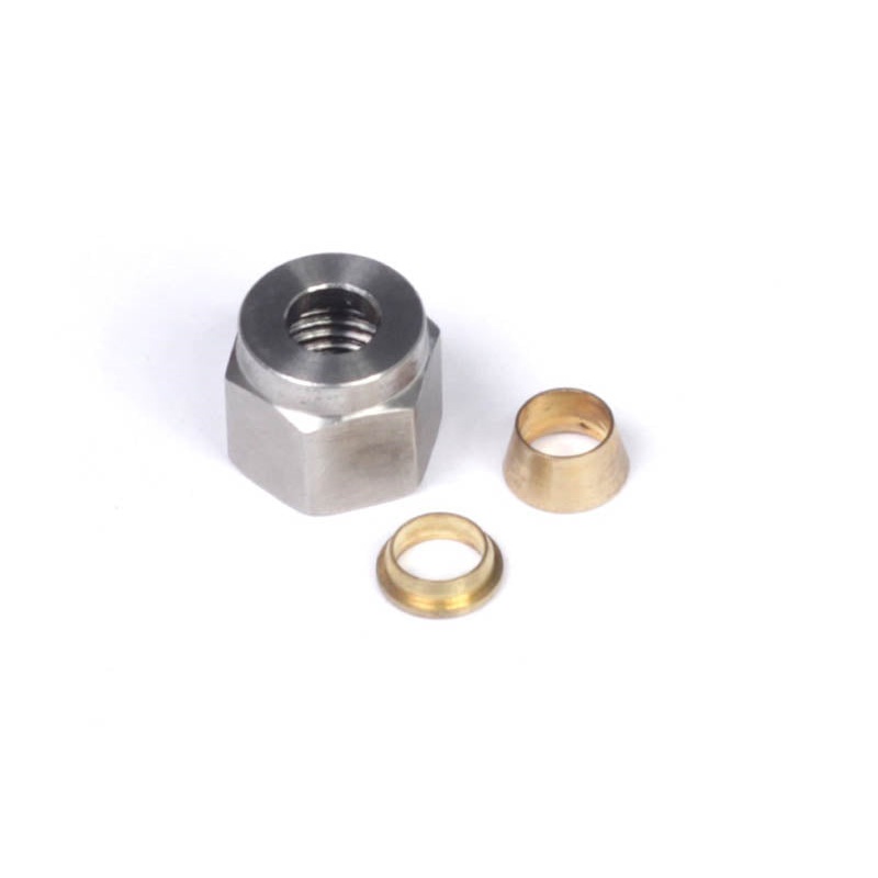 Haltech 1/4 Nut and Brass Ferrule Only HT-010808