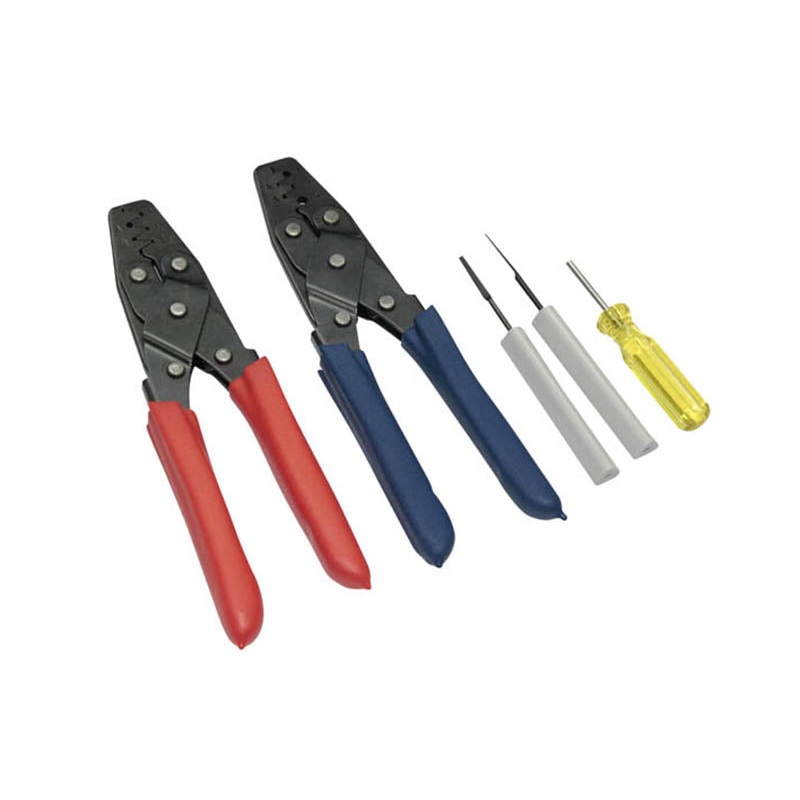 Haltech Dual Crimper set – inc 3 pin removal tools HT-070300
