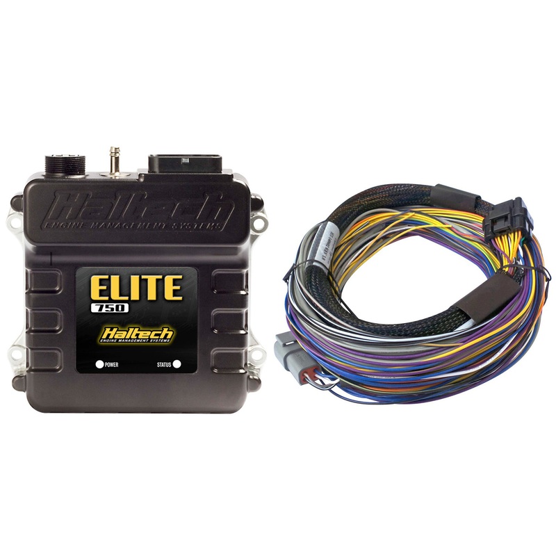 Haltech Elite 750 + Basic Universal Wire-in Harness Kit Length: 2.5m (8′) – HT-150602 HT-150602