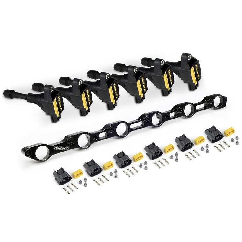 Haltech R35 Coil Bracket Kit for Toyota JZ- Includes bracket , coils and connectors – HT-120200
