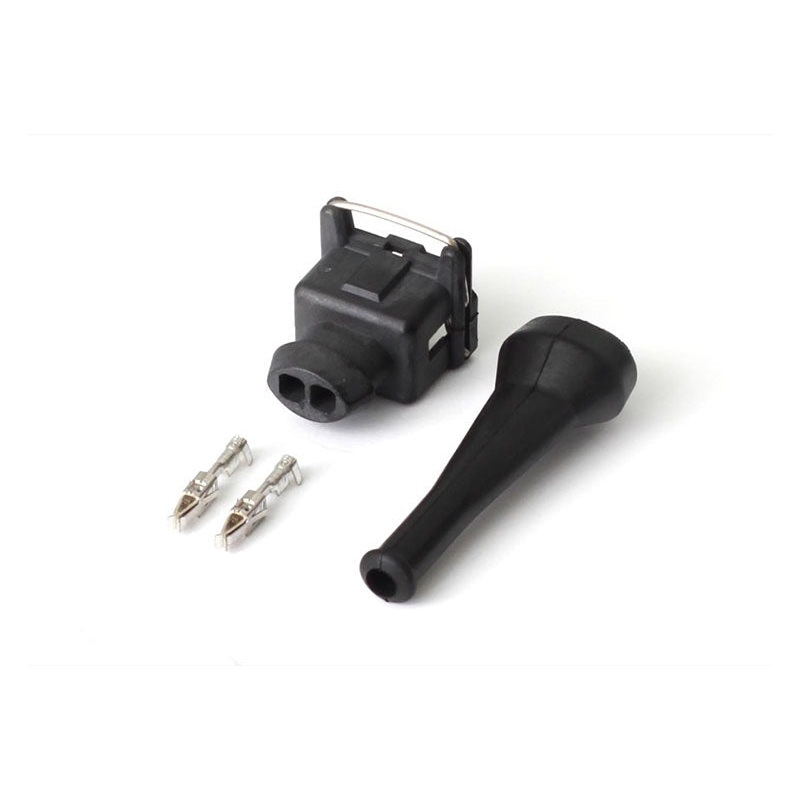 Haltech Plug and Pins Only Bosch EV1 (Square) 2 Pin Junior Timer F HT-030300