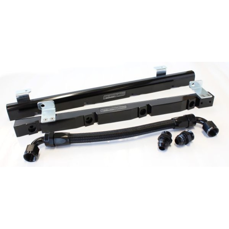 Holden 304-355 EFI V8 Billet EFI Fuel Rails AF64-2008BLK