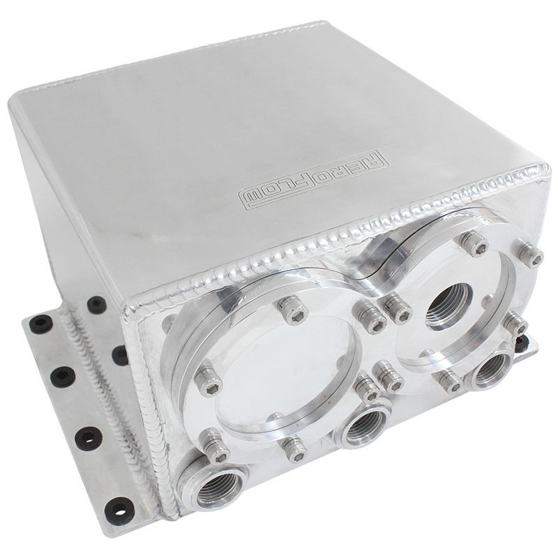 Aeroflow Dual EFI Pump Under-Car Surge Tank AF77-4244 Q33545032826