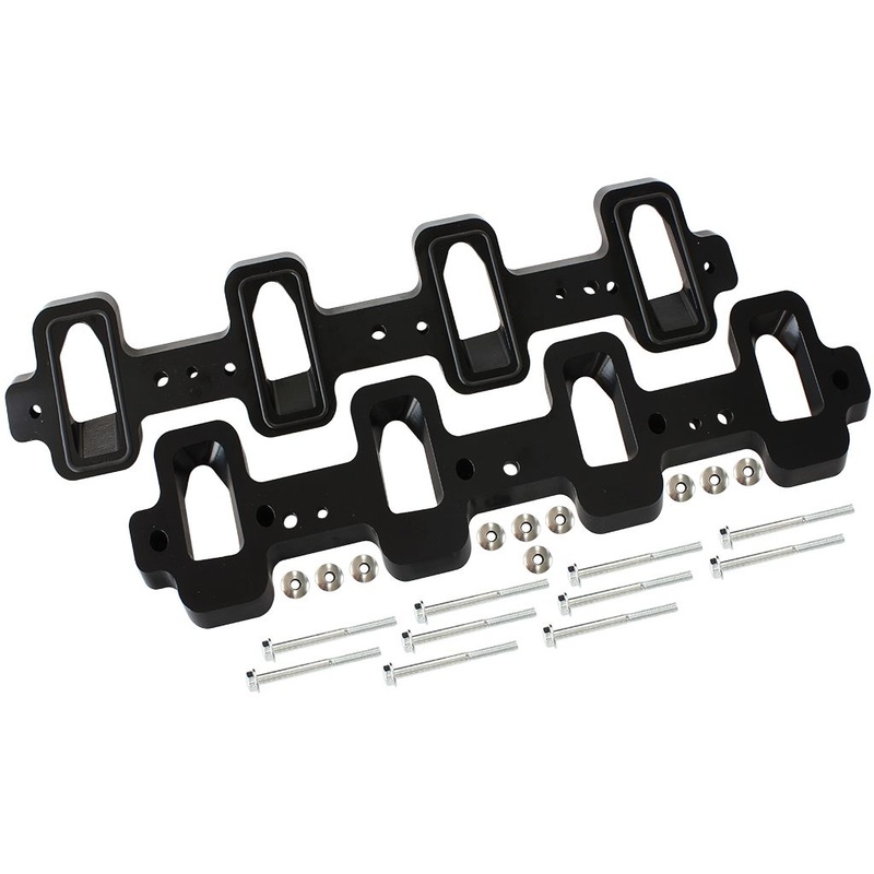 LS Rectangle to Cathedral Port Aluminium Intake Adapters AF1850-1007