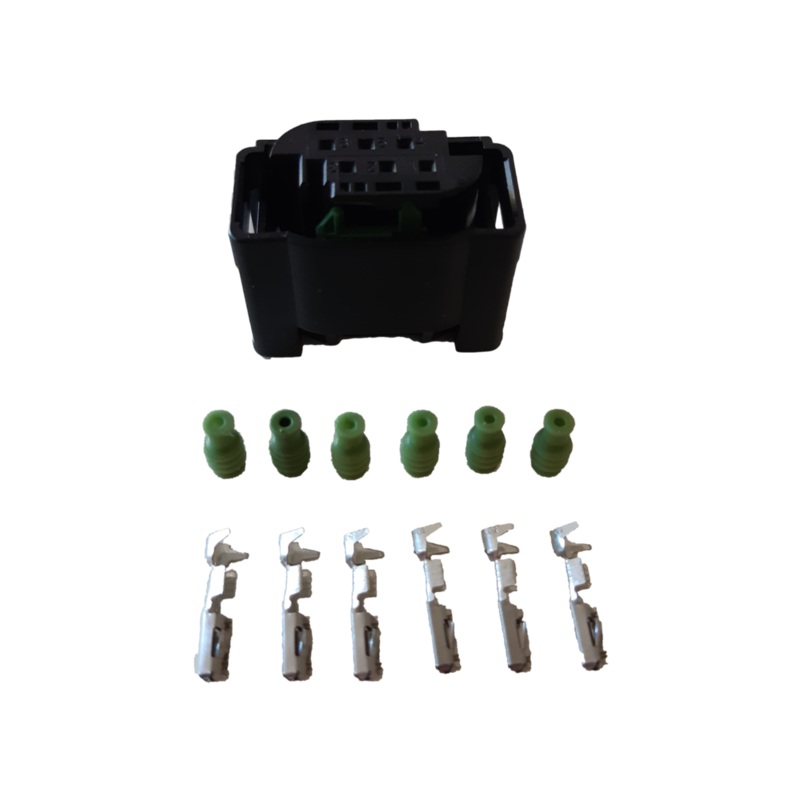 MQS 6-Way Connector Kit for BMW TPS & Bosch DBW