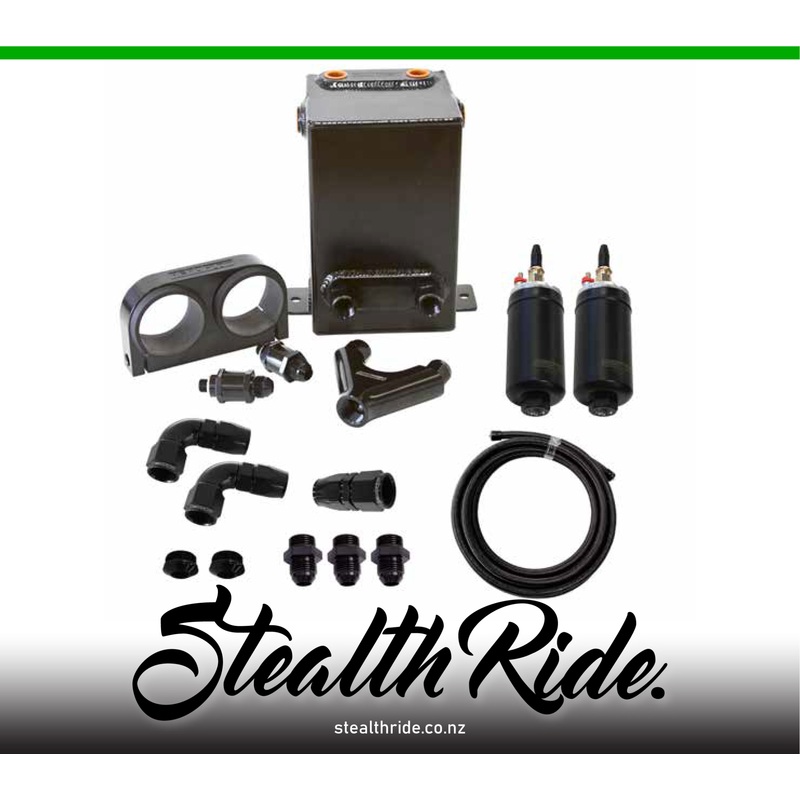 Aeroflow 3.1L Dual Pump Surge Tank Kit! 1300HP Setup!
