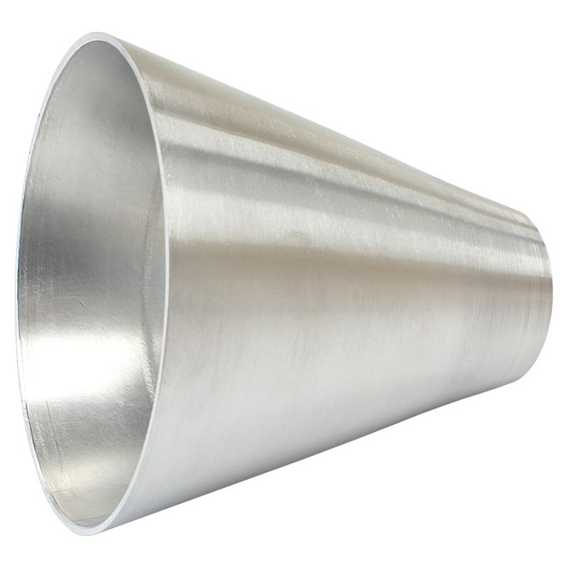 Aluminium Transition Cone 50.8mm (2) up to 127mm (5), Length 100mm (4)