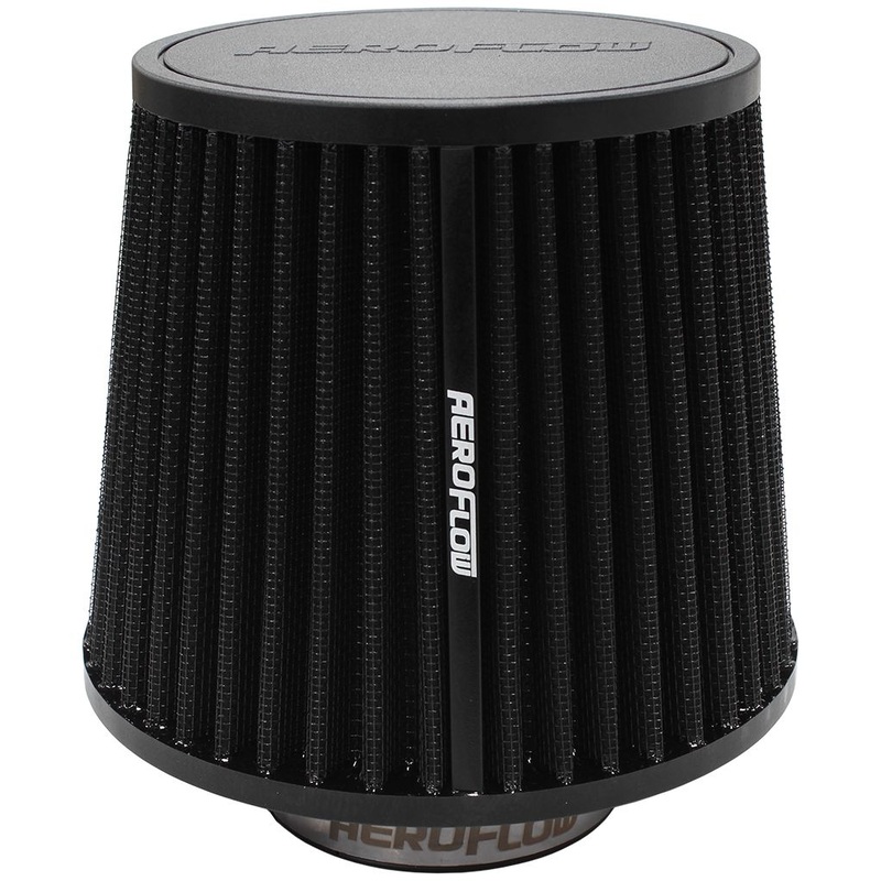Universal 2-1/4 (63mm) Clamp-On Polyurethane Tapered Pod Filter 5-7/64 (130mm) High x 5-29/32 (150mm) Base O.D x 4-39/64 (117mm) Top O.D