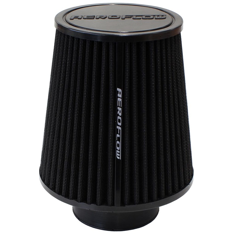 Universal 3 (76mm) Clamp-On Polyurethane Tapered Pod Filter 6 (153mm) High x 6 (153mm) Base O.D x 4.6 (117mm) Top O.D