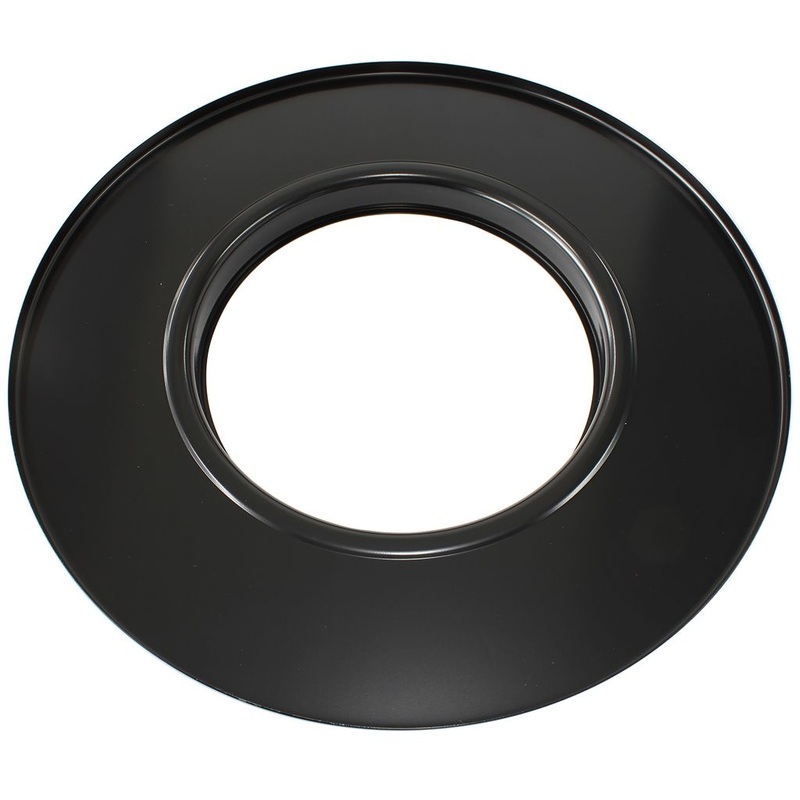 14 Air Cleaner Base Only Black, Flat Base Suit 7-5/16 Neck Dominator Carburettor