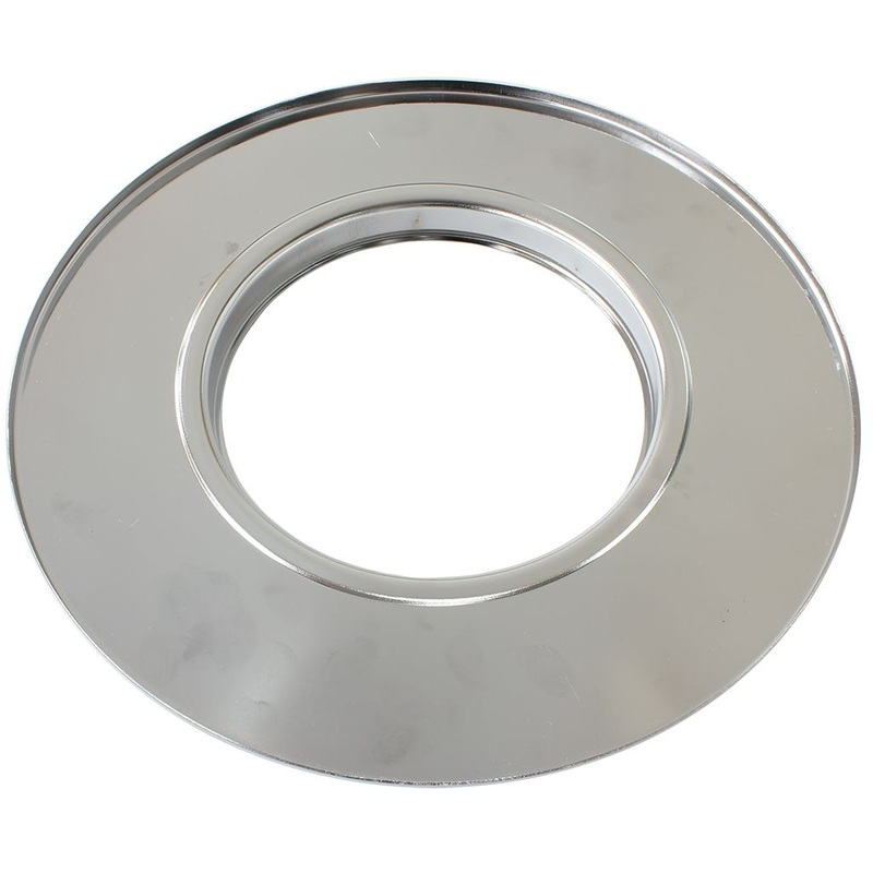 14 Air Cleaner Base Only Chrome, Flat Base Suit 7-5/16 Neck Dominator Carburettor