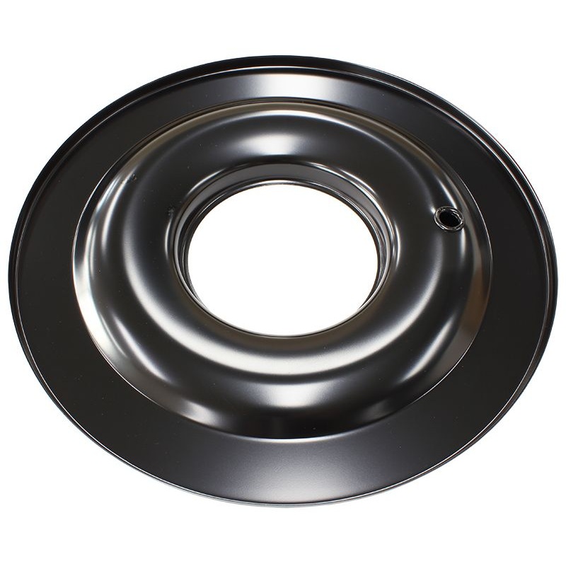 14 Air Cleaner Base OnlyBlack, Flat Base Suit 5-1/8 Neck Carburettor