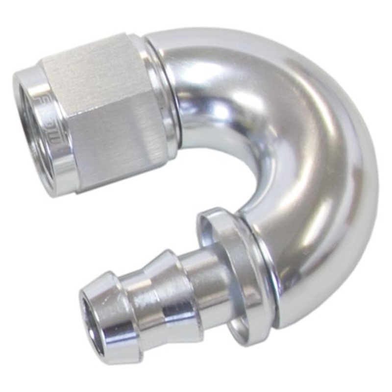 510 Series Full Flow Tight Radius Push Lock 180 Hose End AF516 . Suits 400 & 500 Series Hose
