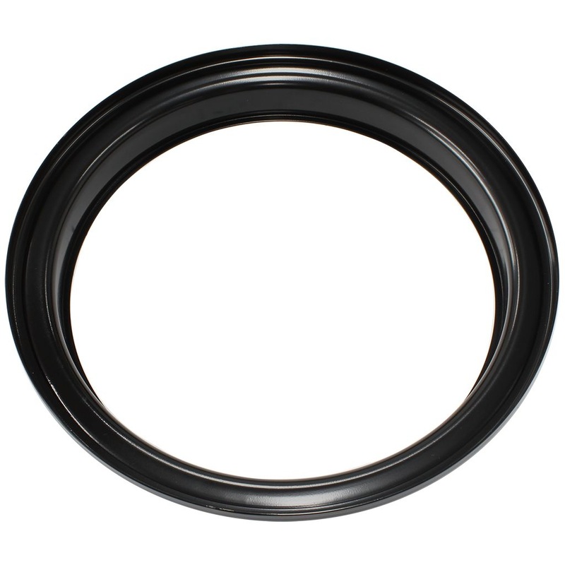 9 Air Cleaner Base Only Black, Flat Base Suit 7-5/16 Neck Dominator Carburettor