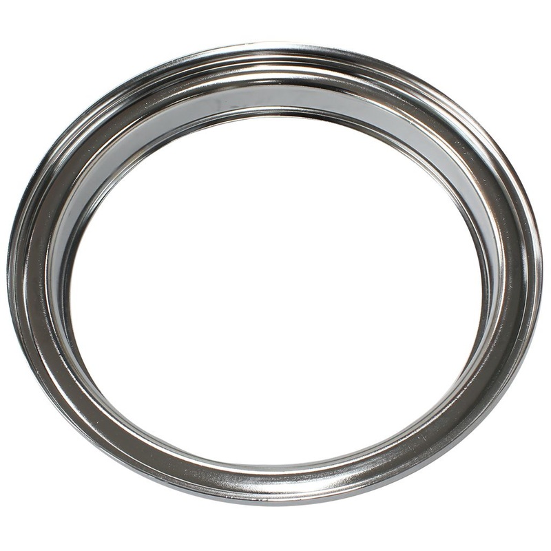 9 Air Cleaner Base Only Chrome, Flat Base Suit 7-5/16 Neck Dominator Carburettor