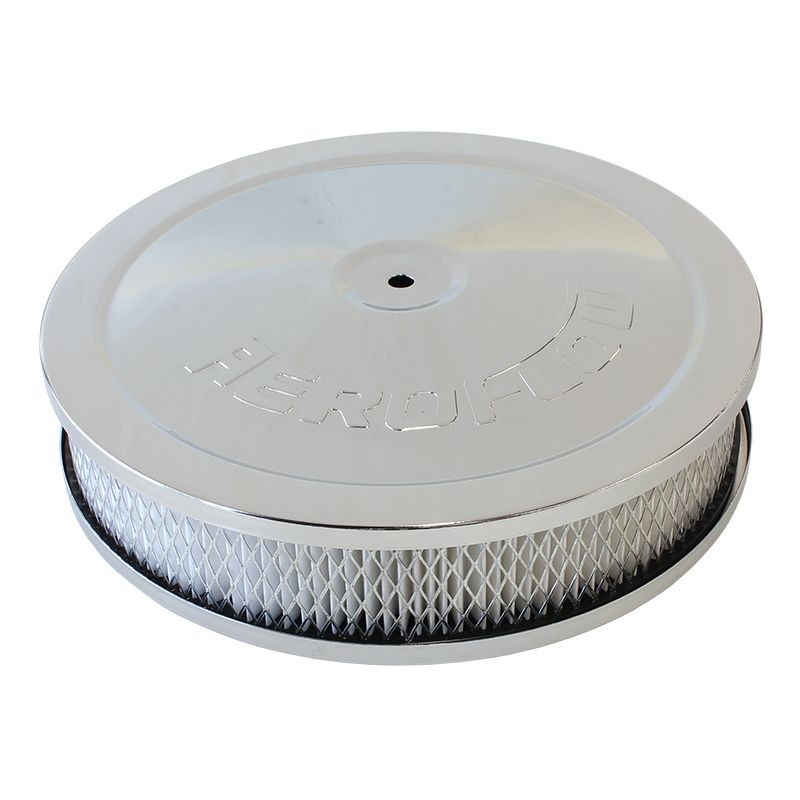 9 x 2 Chrome Air Filter Assembly  with Paper Element. Suit 5/1/8