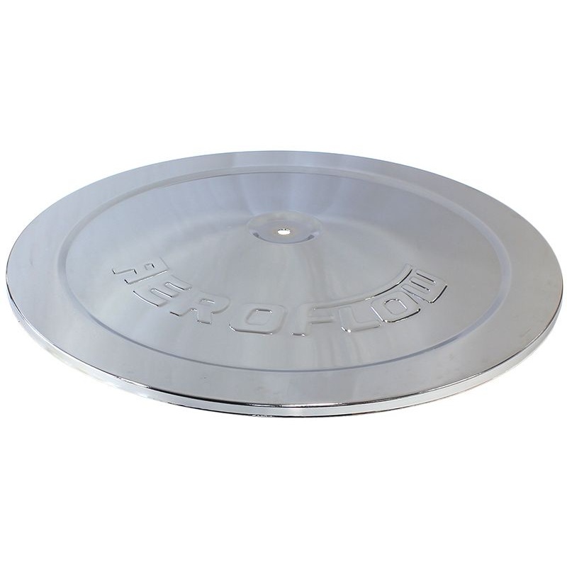 Air cleaner Top Plate OnlySuit 14 O.D Filter, Steel Chrome Finish
