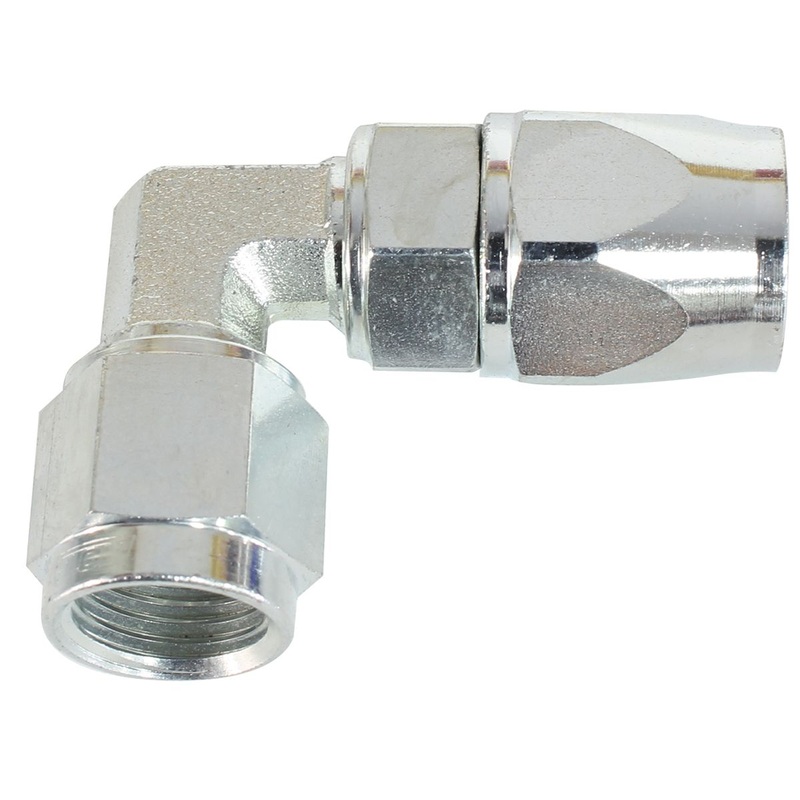 Straight & 45 & 90 Degree Stainless Steel & Steel Hose Ends PTFE Hose