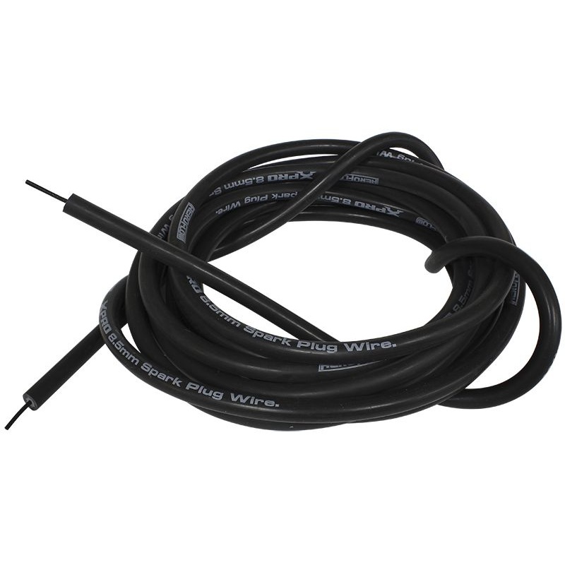 Xpro Black 8.5mm Spiral Core Spark Plug Wire 10 metre length