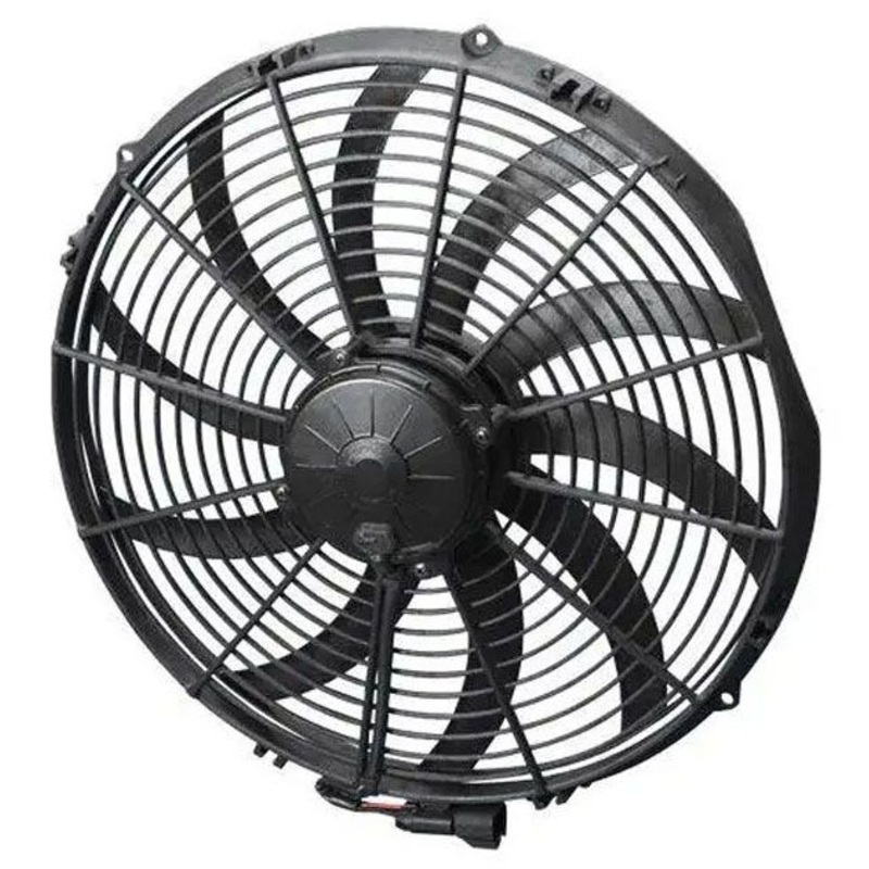 16 Extreme Electric Thermo Fan 3000 cfm – Puller Type With Curved Blades, 26amp