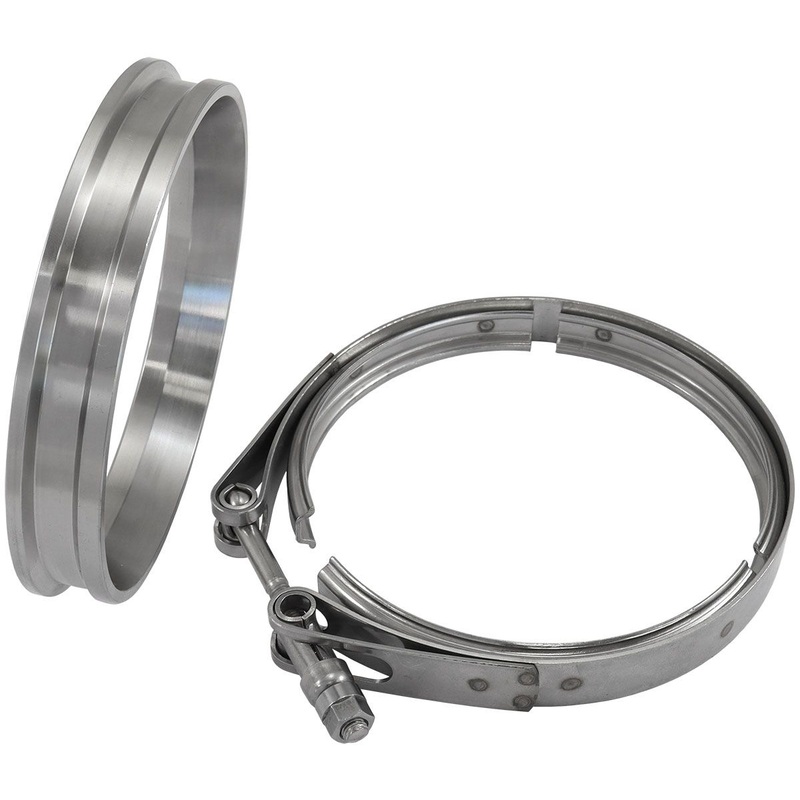 Aeroflow Boosted Turbine Outlet 4.50 O.D Stainless Steel V-Band Kit (AF8080-1034)