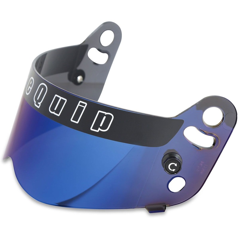 Racequip Helmet Shield, Blue Iridium (RQ205007RQP)