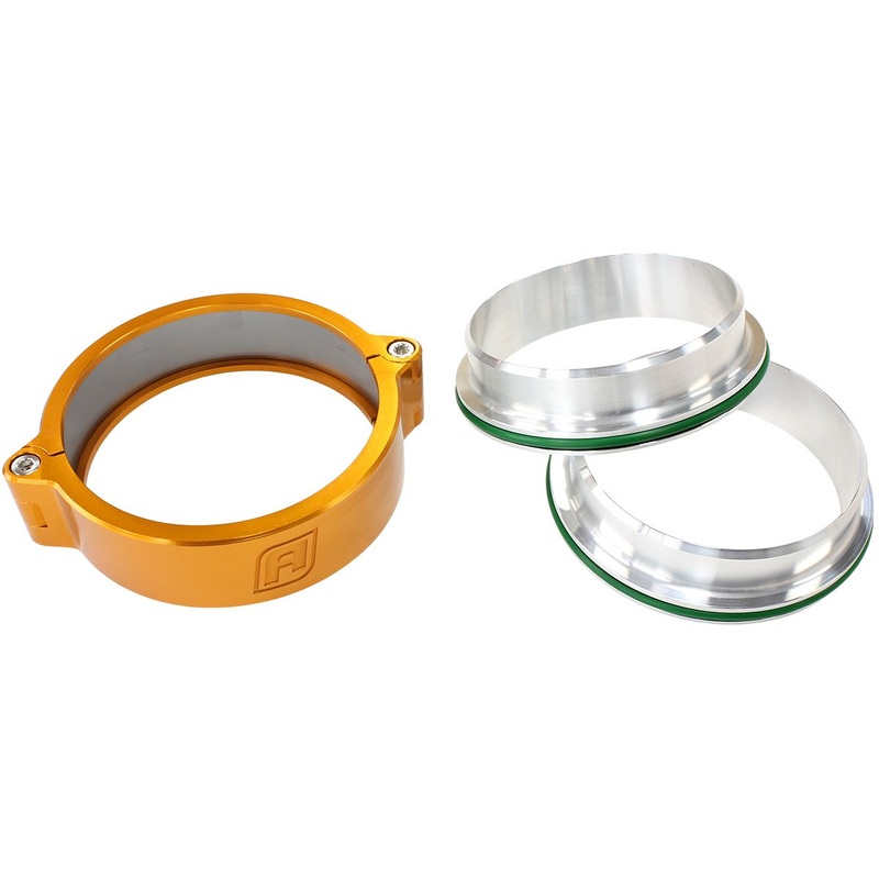 Aeroflow 2 (51mm) Billet Intercooler Clamp with Stainless Steel Weld Flanges (AF25-2000SS-G)