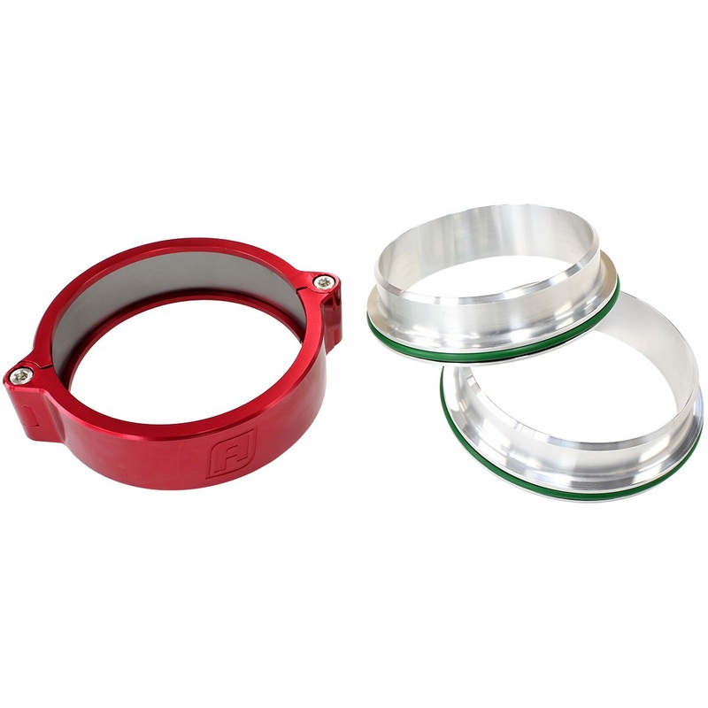 Aeroflow 2 (51mm) Billet Intercooler Clamp with Stainless Steel Weld Flanges (AF25-2000SS-R)
