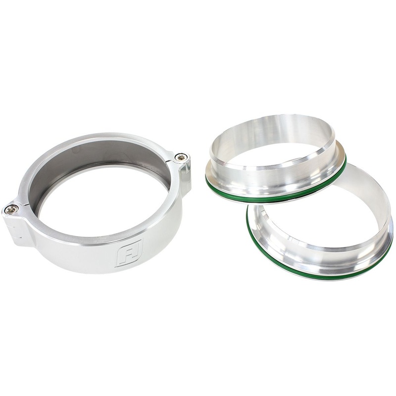 Aeroflow 2 (51mm) Billet Intercooler Clamp with Stainless Steel Weld Flanges (AF25-2000SS-S)