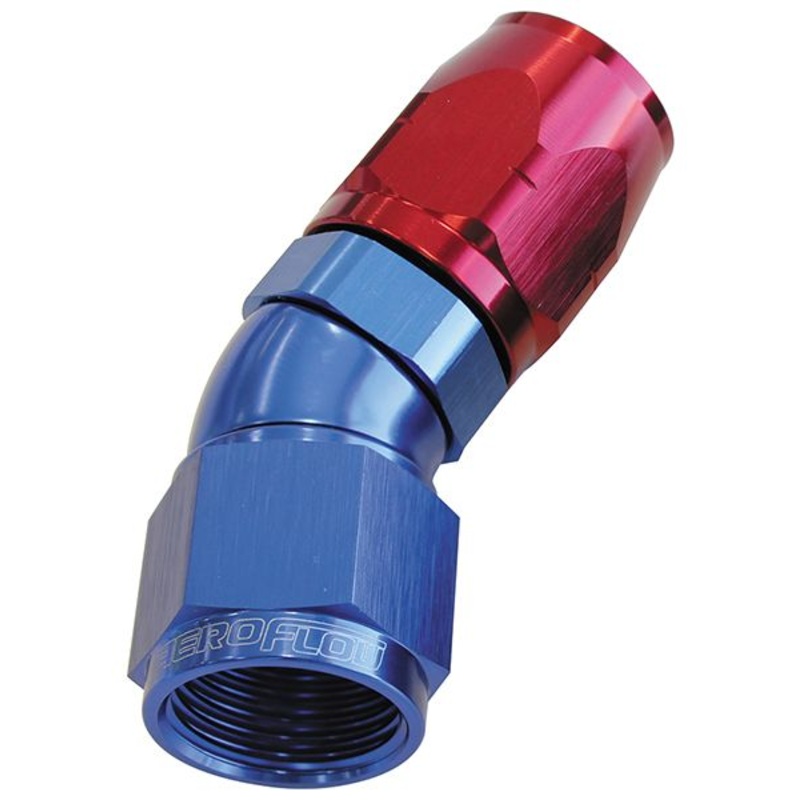 Aeroflow 550 Series Cutter One-Piece Full Flow Swivel 30 Hose End -20AN (AF557-20)