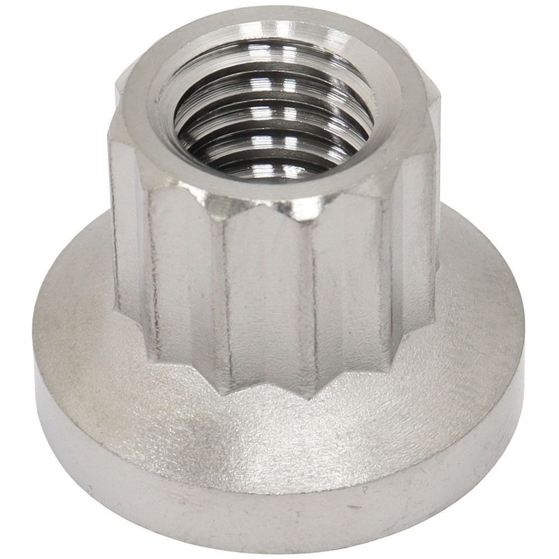 Aeroflow 7/16 Titanium 12 Point Nut (AF3516-0010)