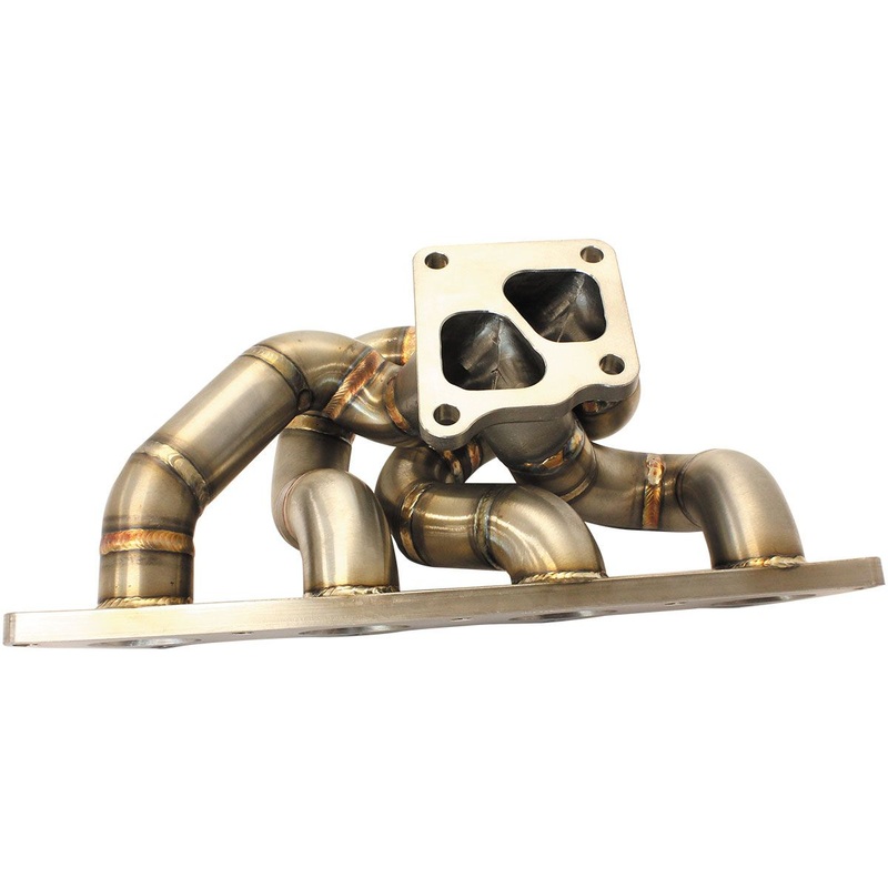 Aeroflow Mitsubishi EVO 4G63 V-Band Low Mount Stainless Steel Turbo Manifold (AF8400-1100)