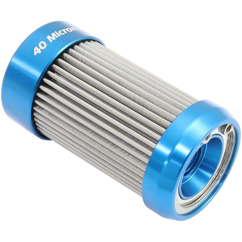 Aeroflow Replacement 40 Micron Stainless Steel Element with 1 Bar (14psi) Relief (AF59-2444BP)
