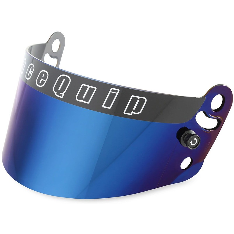 Racequip Helmet Shield, Blue Iridium (RQ204007RQP)