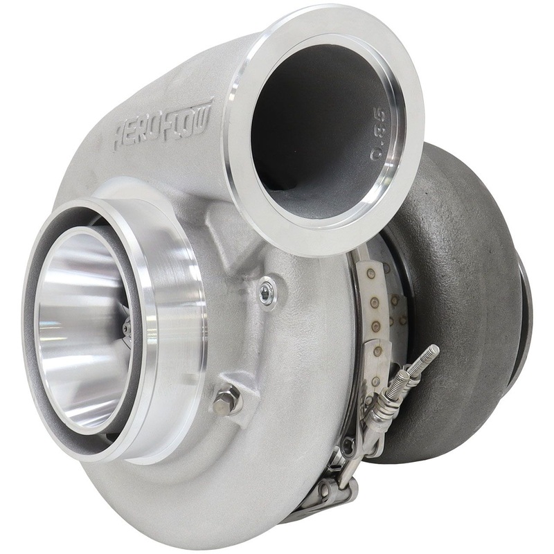 Aeroflow BOOSTED 7282 V-BAND 1.15 Turbocharger 1350HP, Natural Cast Finish (AF8005-4088)