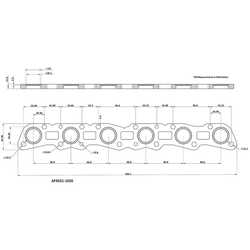 Aeroflow Nissan RB20, RB25, RB26 Stainless Steel Header Flange (AF9551-1020SS)