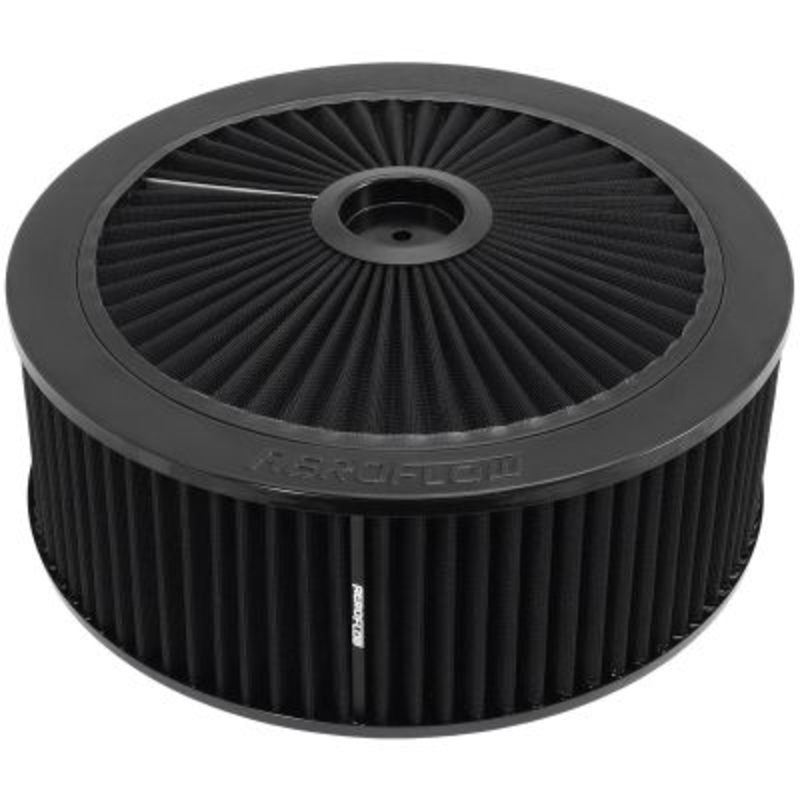 Aeroflow 14 x 5 Full Flow Air Filter Assembly, Black (AF2251-3070)
