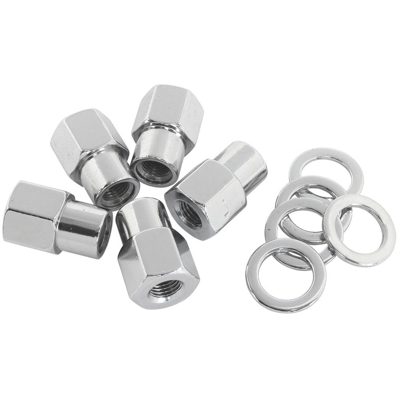 Aeroflow 0.550 Shank Open Chrome Wheel Nuts – 1/2-20 AF3032-6000