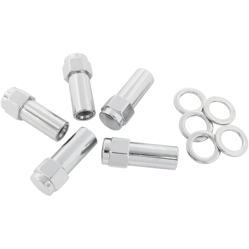 Aeroflow 1.380 Shank Closed Chrome Wheel Nuts – 1/2-20 AF3042-9000
