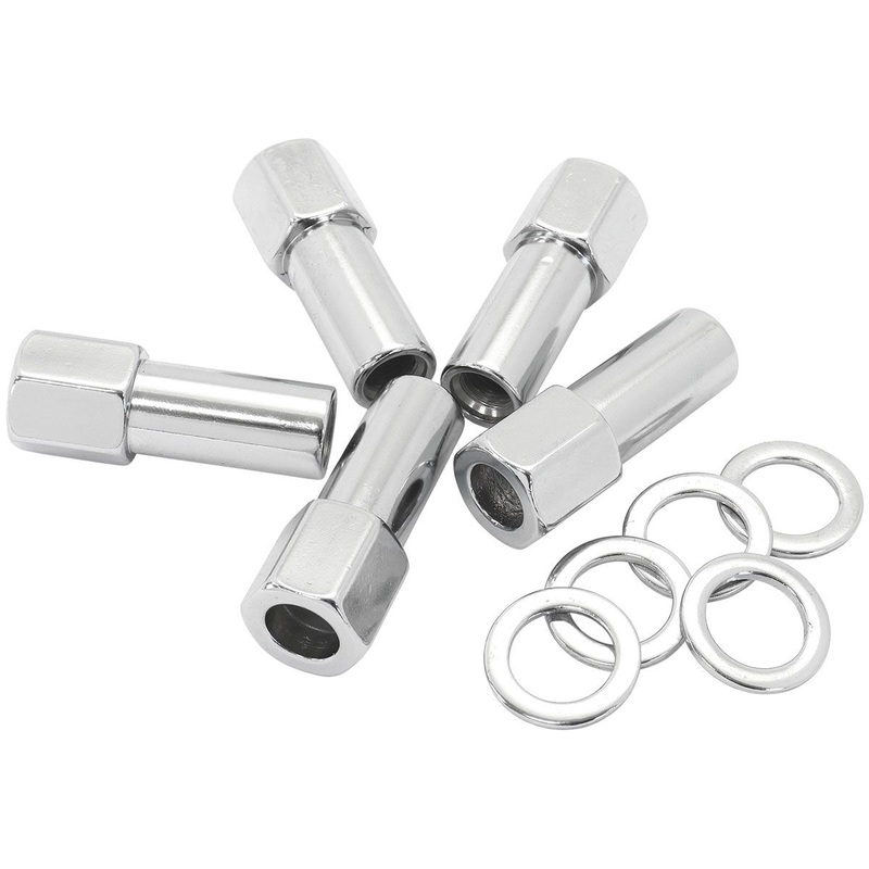 Aeroflow 1.380 Shank Open Chrome Wheel Nuts – 1/2-20 AF3032-9000
