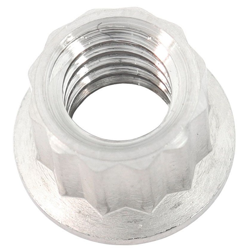 Aeroflow 1/4 Titanium 12 Point Nut AF3511-0010