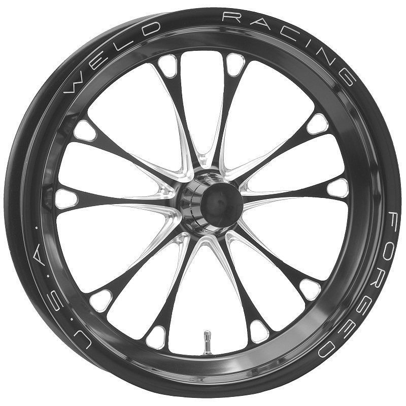 Weld Racing V-Series Drag Front Runner 1-Piece – Black WE84B-15000
