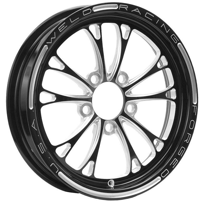 Weld Racing V-Series Drag Front Runner 1-Piece – Black WE84B-15202