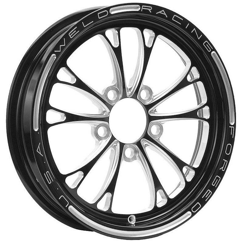 Weld Racing V-Series Drag Front Runner 1-Piece – Black WE84B-1704204