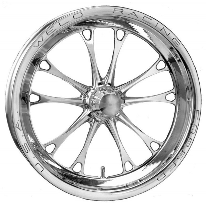 Weld Racing V-Series Drag Front Runner 1-Piece – Polished WE84P-15001