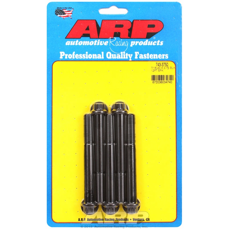 12PT BOLTS 7/16 UNF x 3.75 ARP fasteners