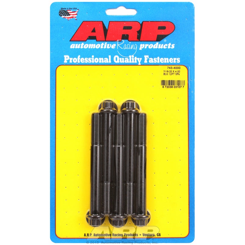12PT BOLTS 7/16 UNF x 4.00 ARP fasteners