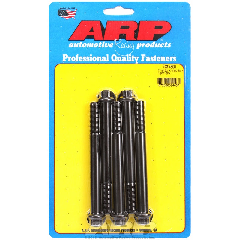 12PT BOLTS 7/16 UNF x 4.50 ARP fasteners